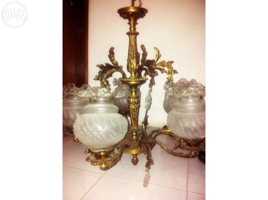 Antique Bronze Chandelier