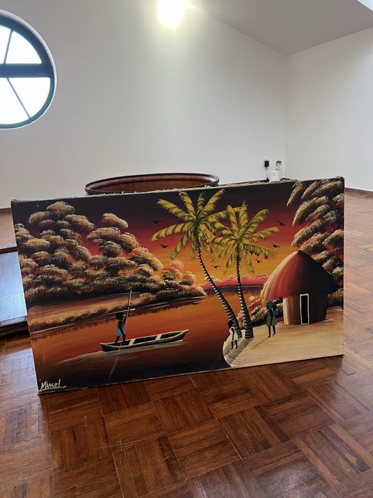 Quadro pintado a óleo