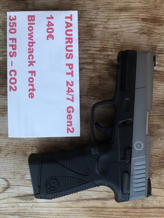 Pistola Airsoft de greengas Colt 25 - Glock 19 - Glock 18C