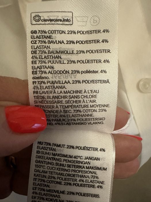 Camisa branca H&M