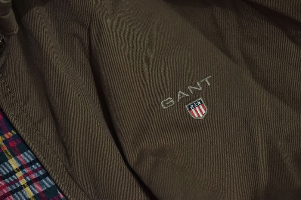 Gant The Windcheater Brązowa Kurtka Męska Harringtonka Xl