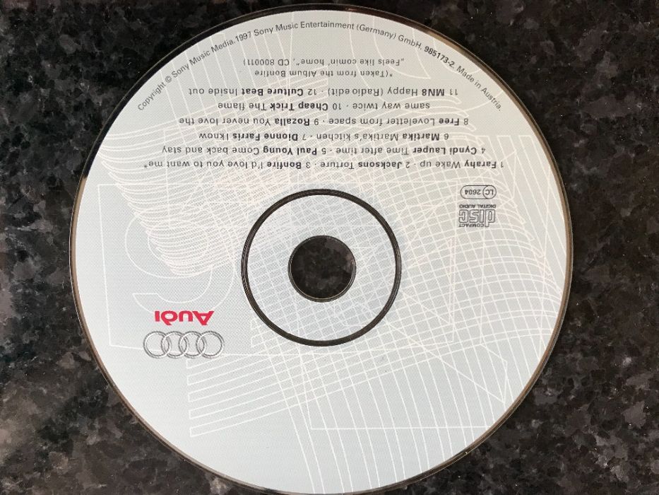 CD de música da Marca AUDI A6