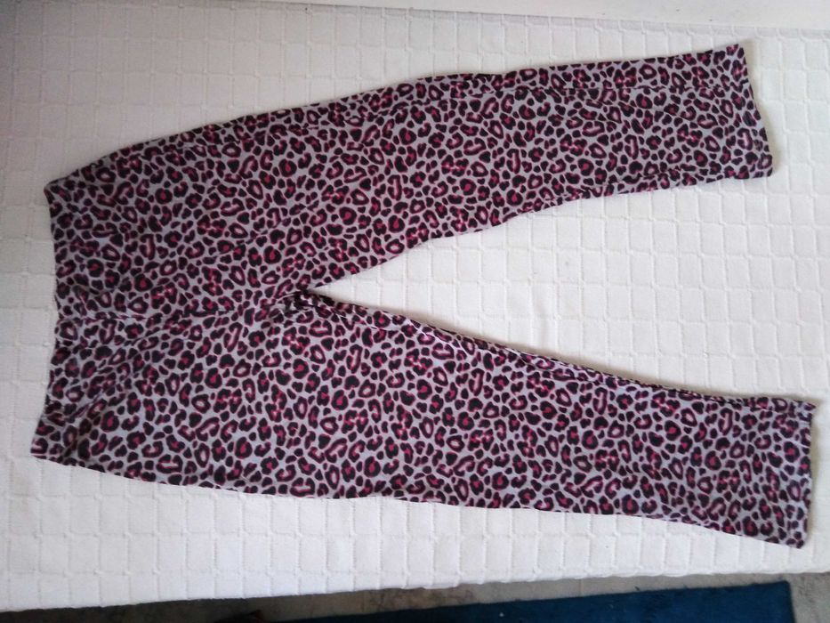 Calças Padrão Leopardo Malu M