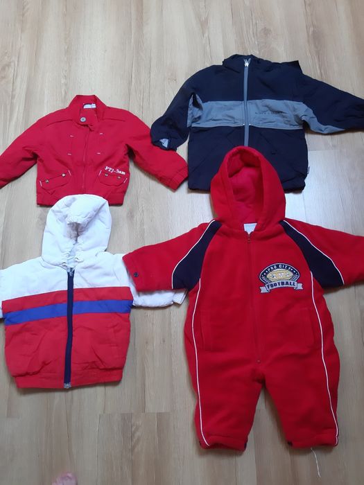 Zestaw kurtek r. 80- 92 dla chłopca