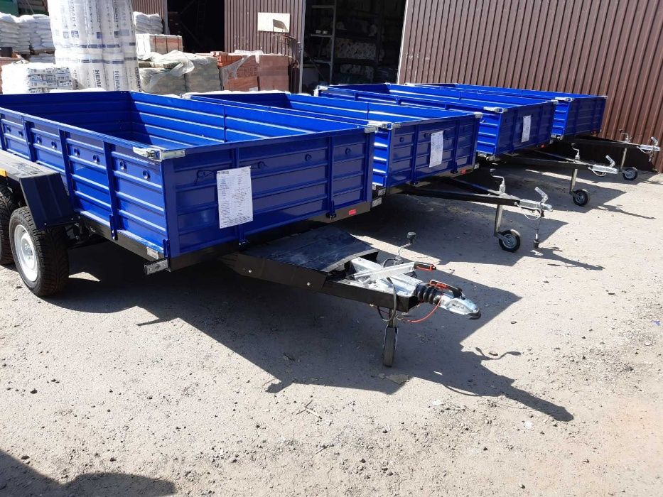 Прицеп Двухосний Гальмівний КРД 128 для легкового авто чи буса.