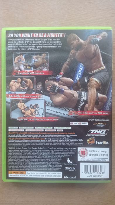 Xbox 360 UFC 2009 Undisputed