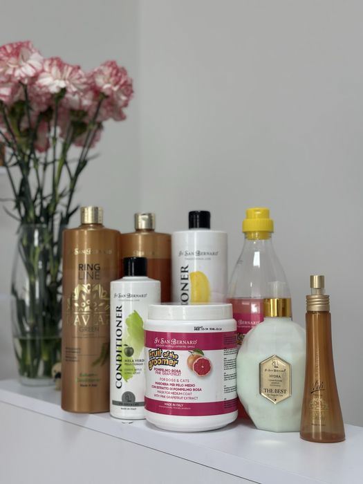 Професійна косметика для тварин. Шампунь, маска, парфуми для собак