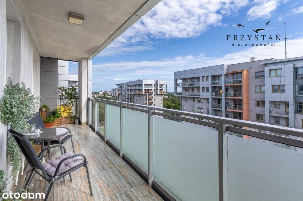 Bez prowizji | Duży taras | City Park | 2 pokoje | Widok na Zatokę