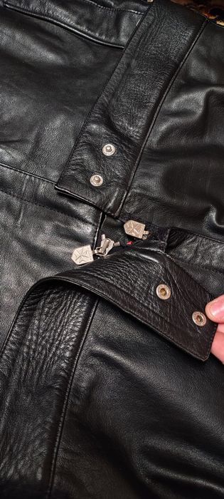 Вінтажний мотокостюм harro шкіряний