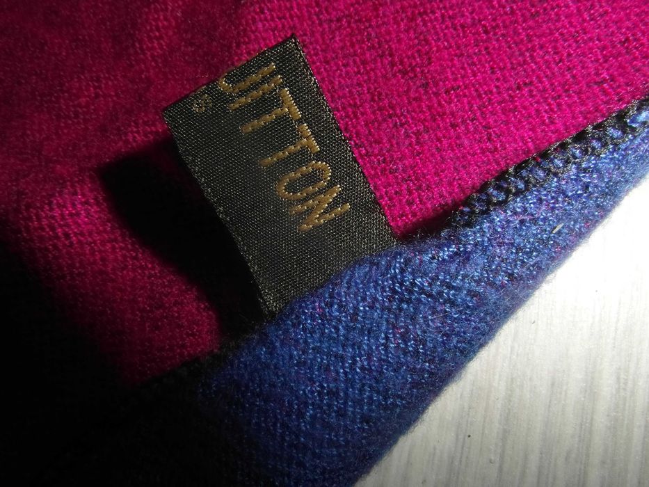 Louis Vuitton Paris Logo Chusta Szal apaszka Wełna BDB