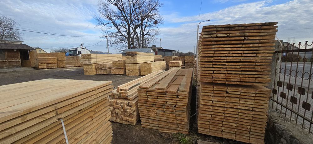 Пиломатеріал: Дошка, кроква, рейка, брус...