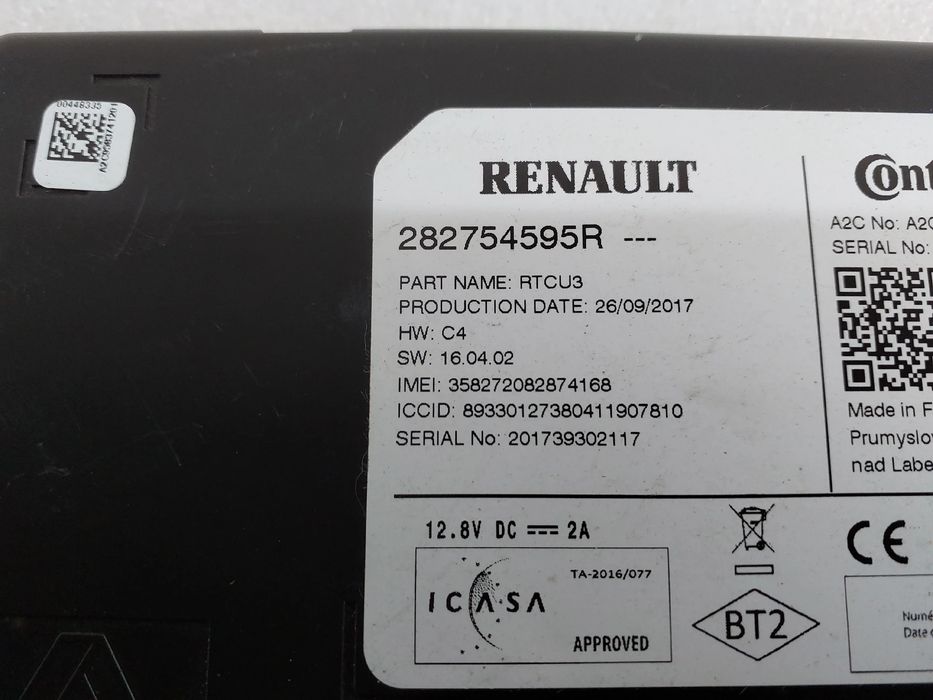 Módulo genérico RENAULT Megane IV (B9A/M_)