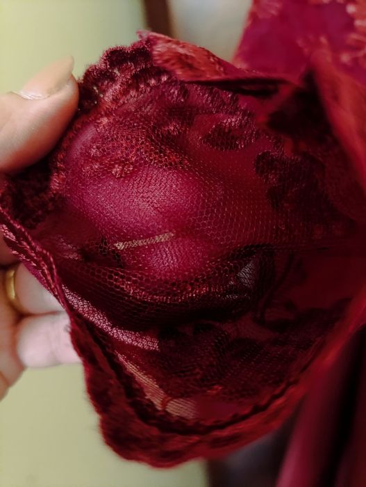 Vestido de cerimônia Borgonha L