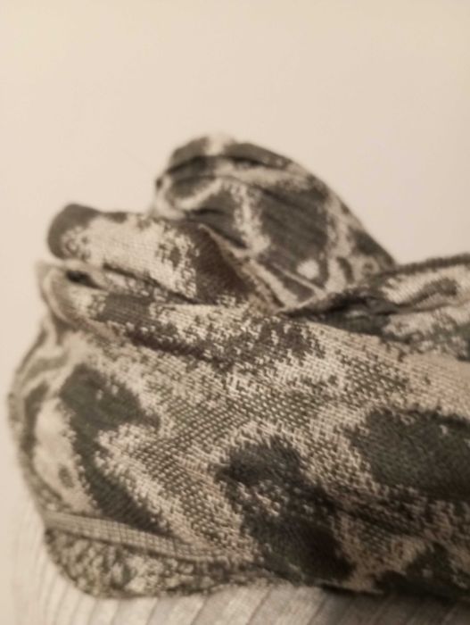Ashma szal z frędzlami w panterkę rozm.190x65