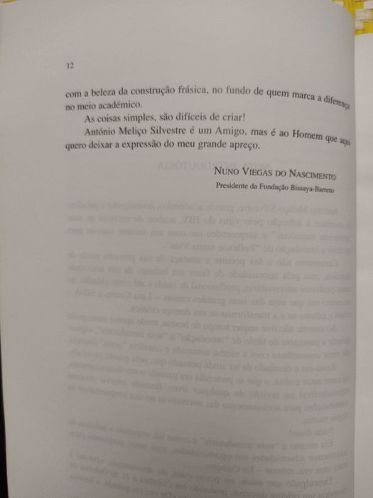 REFLEXOS NUMA VIDA 
António Meliço-Silvestre 
Fundação Bissaya Barreto
