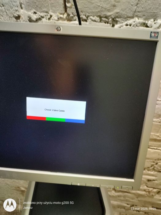 Monitor 19cali regulowana matryca