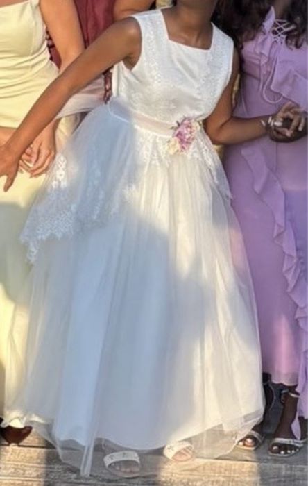 Vestido cerimónia criança branco