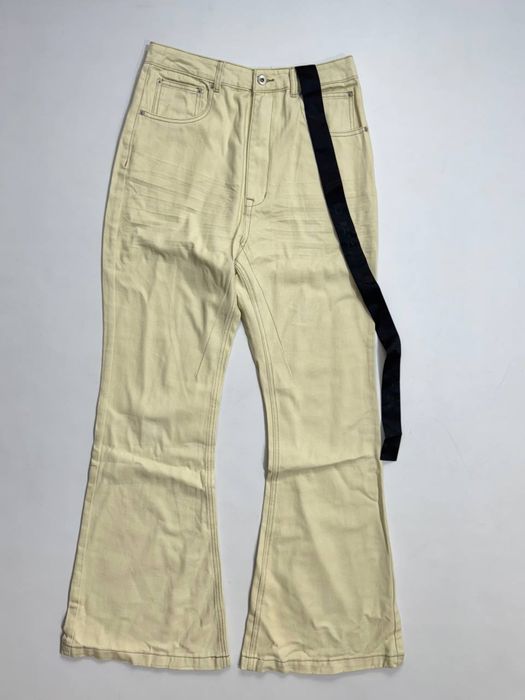 штаны Rick Owesn Flared White Pants