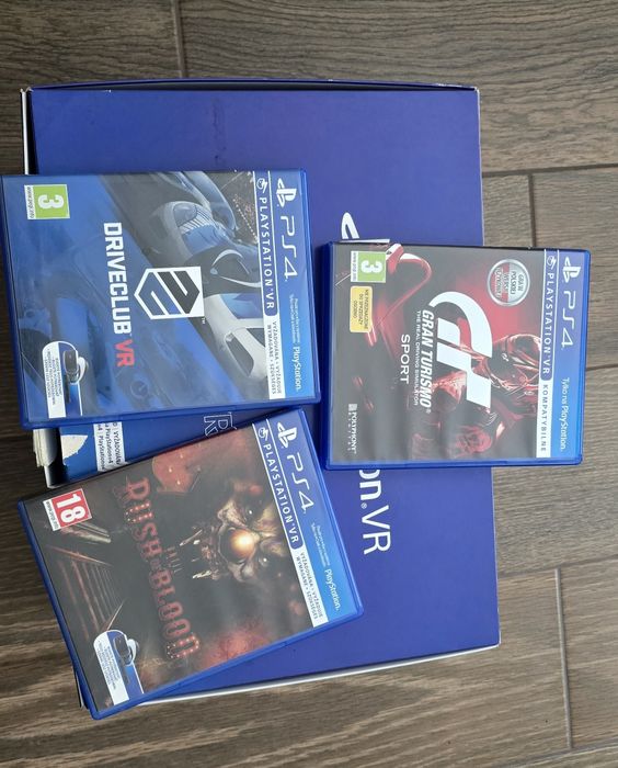 Okulary VR do PS4 plus gry