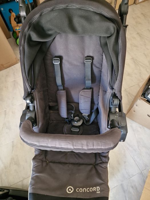 Conjunto de passeio concord air e neo, ovo isofix, alcofa e acessórios