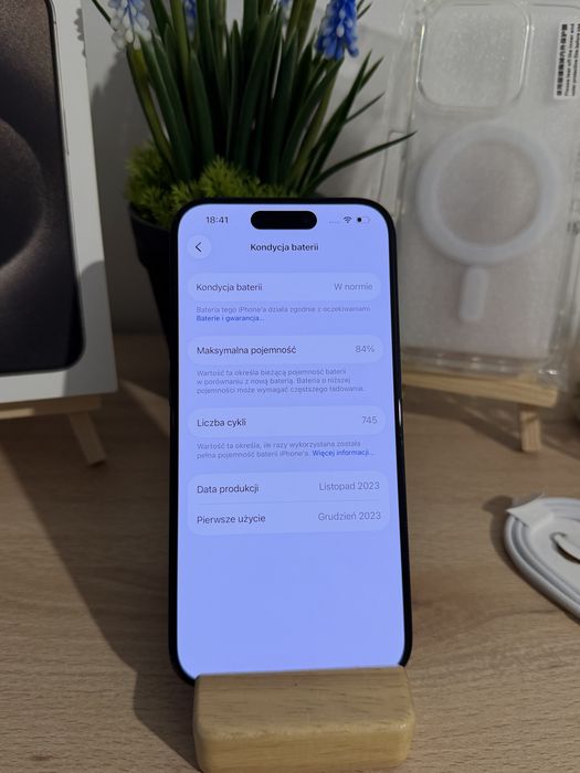 iPhone 15 Pro 128GB | Stan Prawie Idealny | GWARANCJA