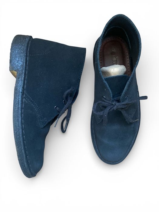 Женские замшевые ботинки дезерты Clarks p 36/37( 23.0)