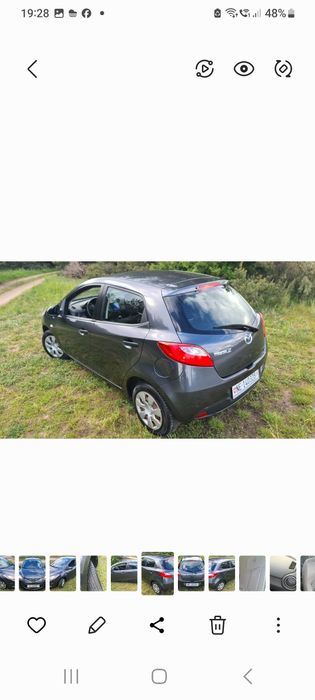 Mazda 2. Tylko 9 tys km przebieg. Szwajcar. 1.3 B. Jak NOWY