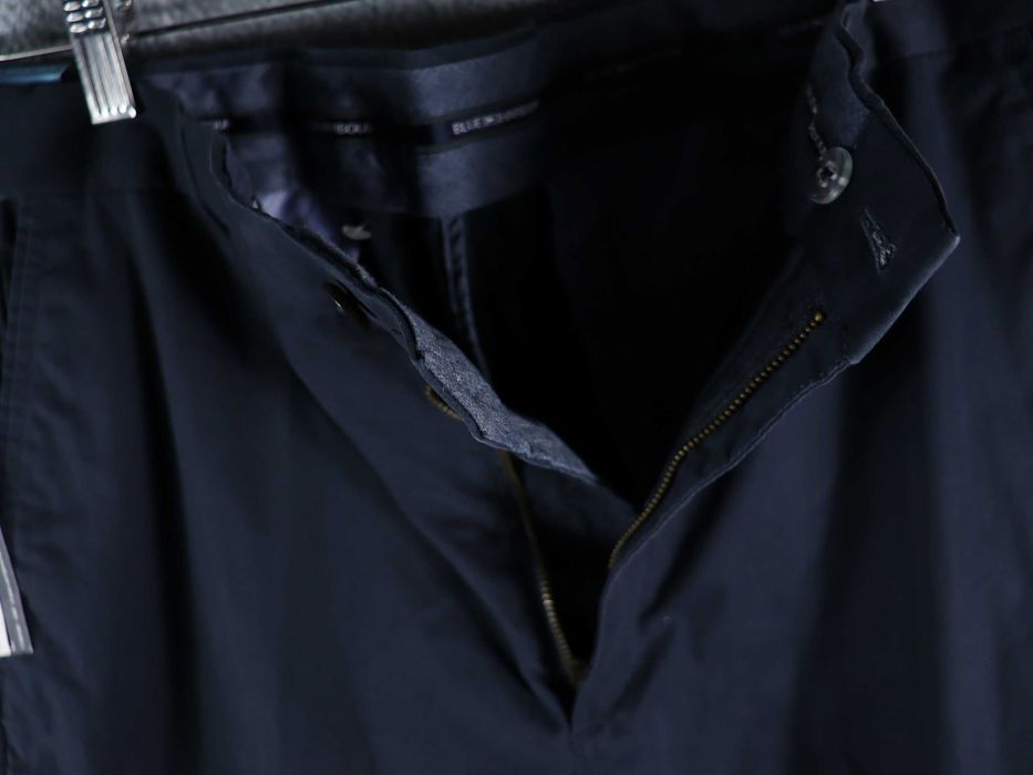 Marks&Spencer Blue Harbour męskie spodnie chino chinosy navy W38 L31