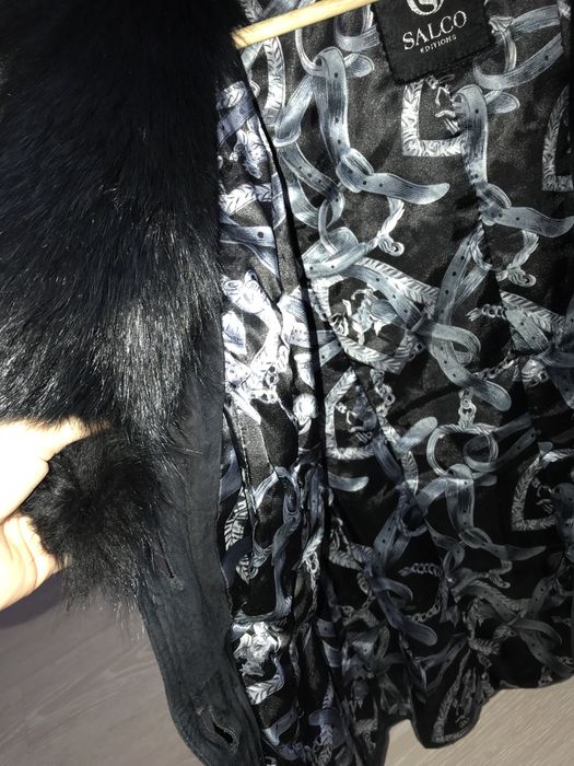 Куртка замшевая с воротником