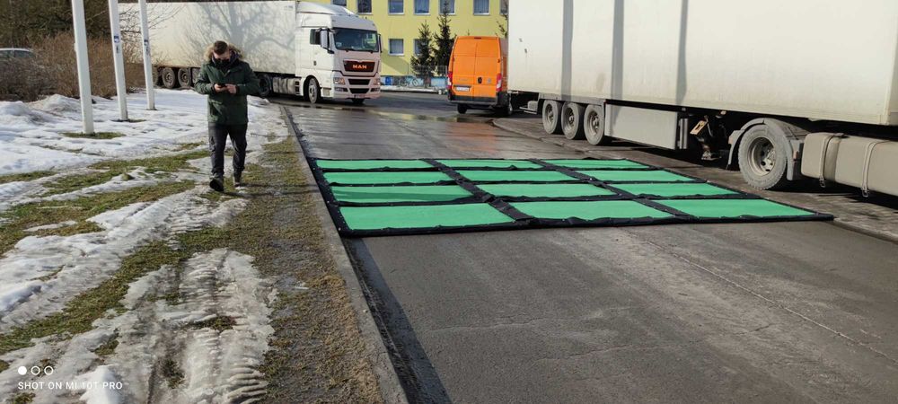 Mata Maty Dezynfekcyjne Modularne 400x120x4 Przejazd Ochro pryszczyca