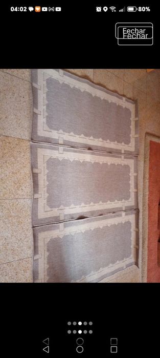 Conjunto de 3 tapetes novos