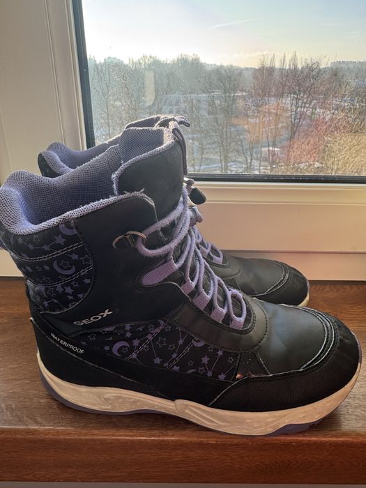 Śniegowce botki Geox waterproof dla dziewczynki lub damskie r 36