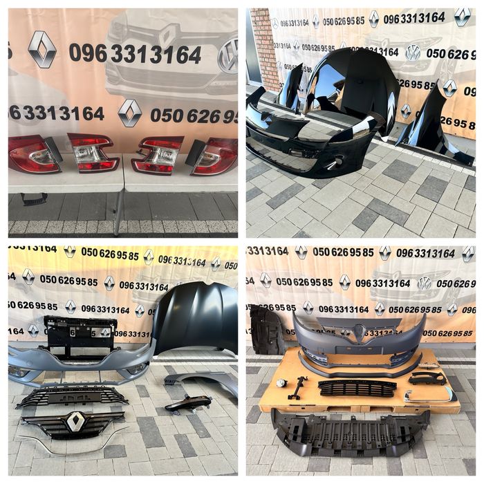 Megane 3 megane 4 бампер разборка бампер Clio 4