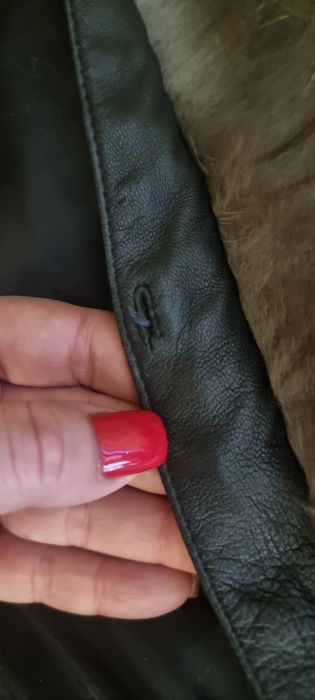 Большой воротник из чернобурки