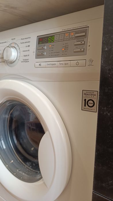 Máquina Lavar Roupa LG Moderna A+++ 8kg