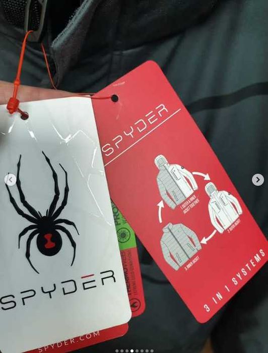 чоловіча гірськолижна куртка Spyder Men's 3-in-1 Snow Ski System Jacket оригінал М