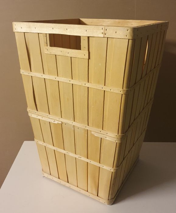 Kosz drewniany dwuczęściowy