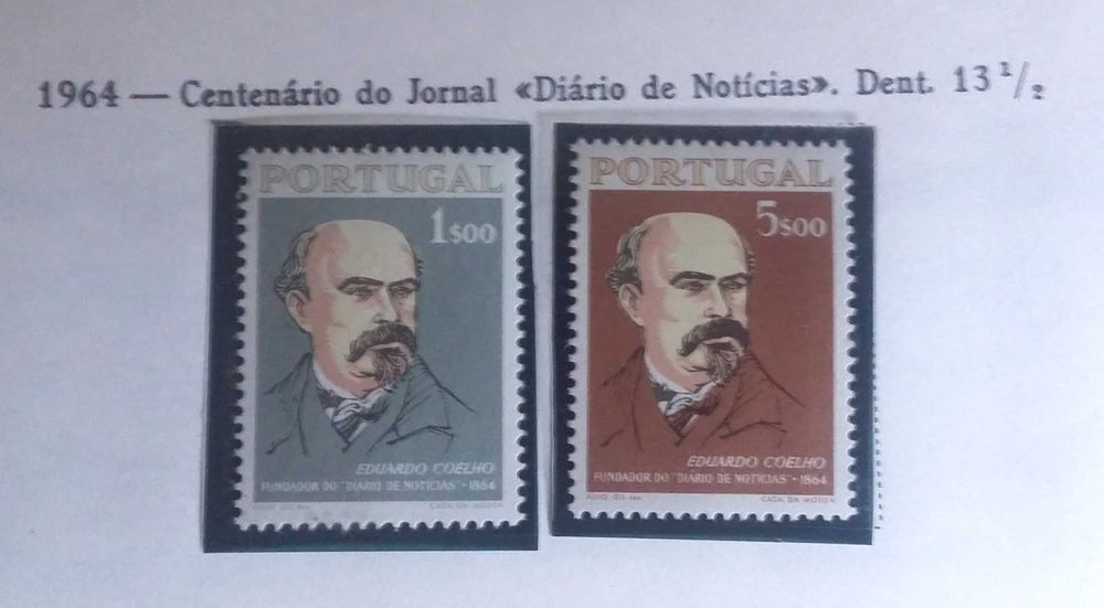 Selos - Série Filatelica de 1964