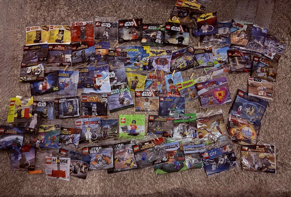 Kolekcja Lego polybag - Star Wars, Marvel , DC, Harry Potter