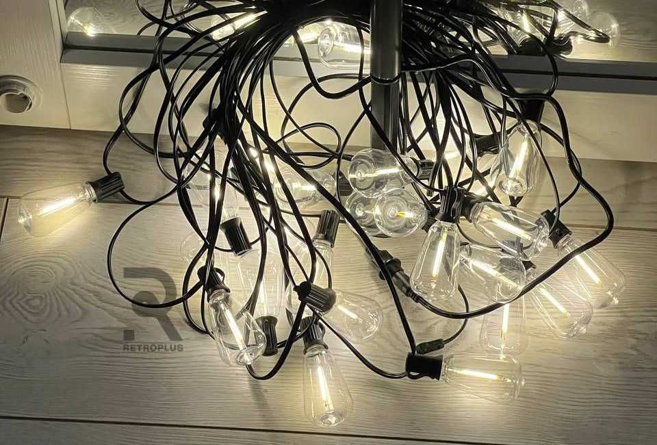 Гірлянда на сонячних панелях+ заряд від USB. ШВИДКА відправка.