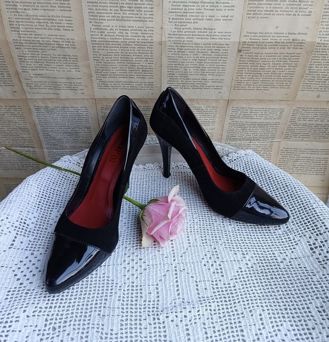 Ponadczasowy model! Lasocki 38 szpilki pump czółenka cap tor szpic