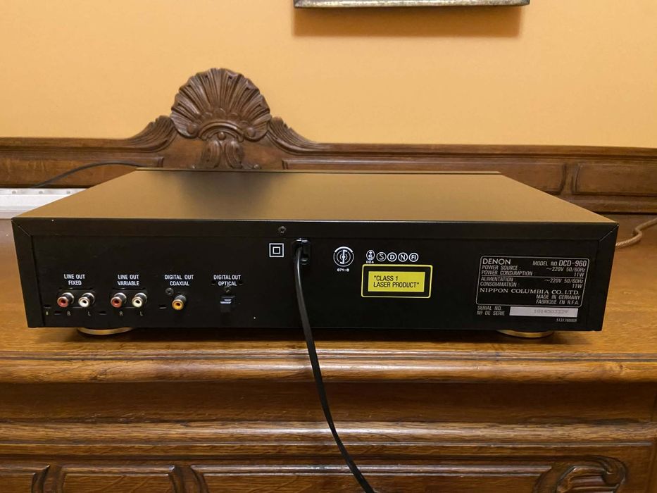 Ceniony odtwarzacz Denon DCD-960, digital out, optical out, DAC