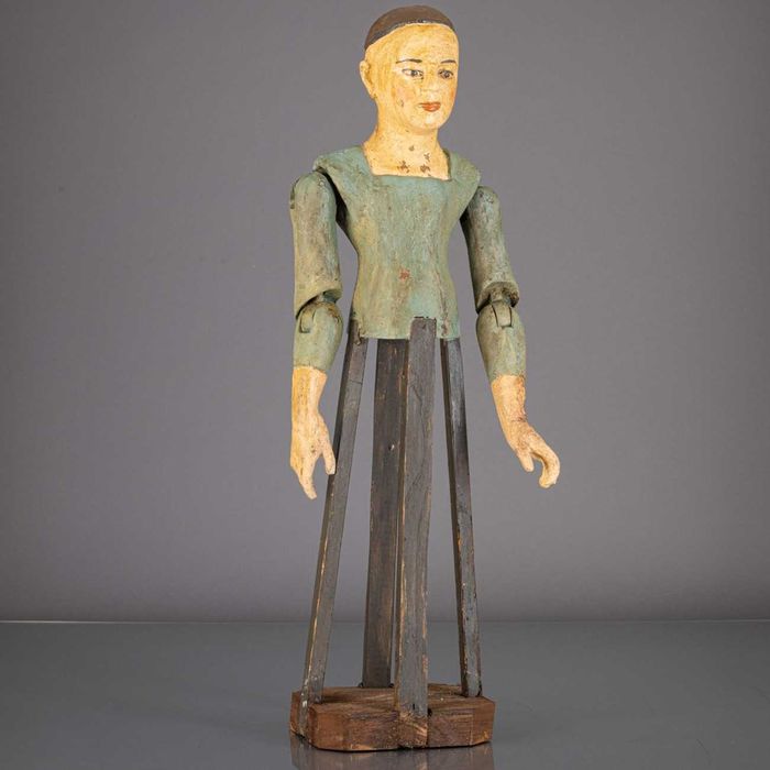 Píxide Antigo em Prata Francesa