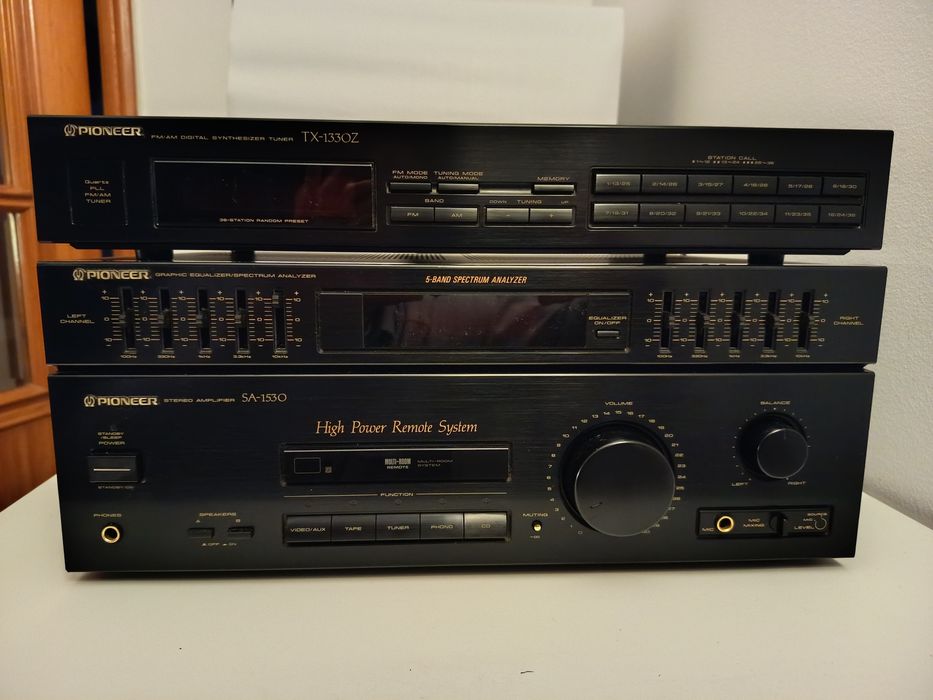 Amplificador SA-1530 Pioneer e Sintonizador TX-1330 Z Pioneer