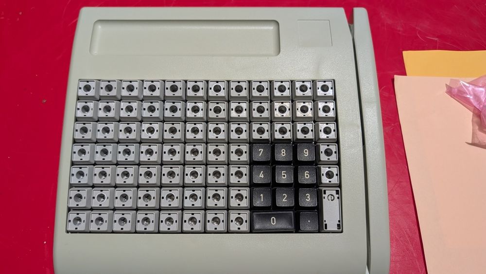 Stara klawiatura prohramowalna vintage retro
