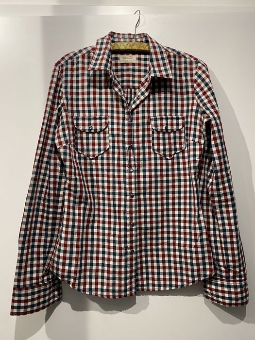 Koszula w kratę, 100% bawełna