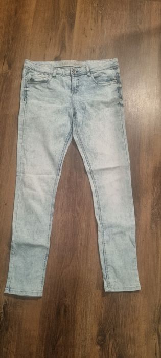 Spodnie jeans r40 rurki wysoki Stan bdb