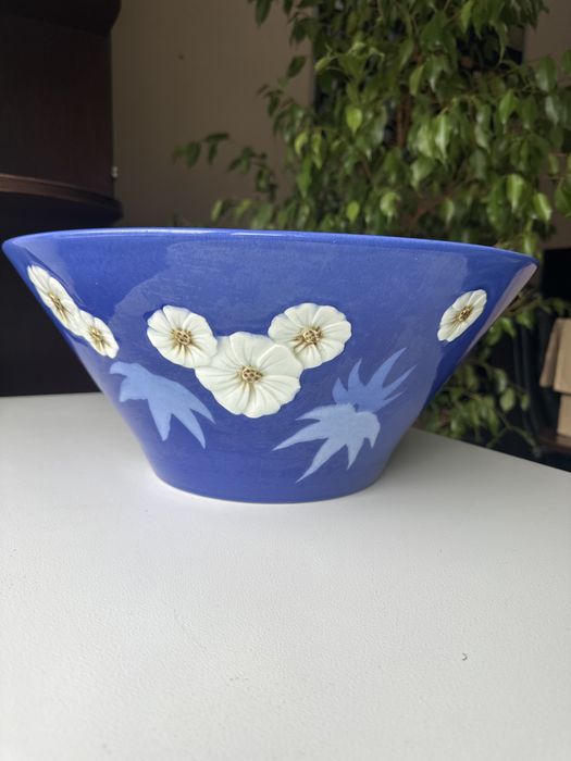 Умывальник керамический с ручной росписью 17*41