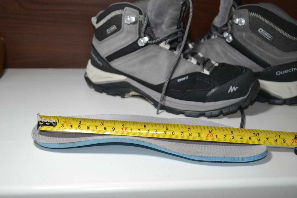 quechua mh500 ботинки берцы кожаные 41р оригинал waterproof