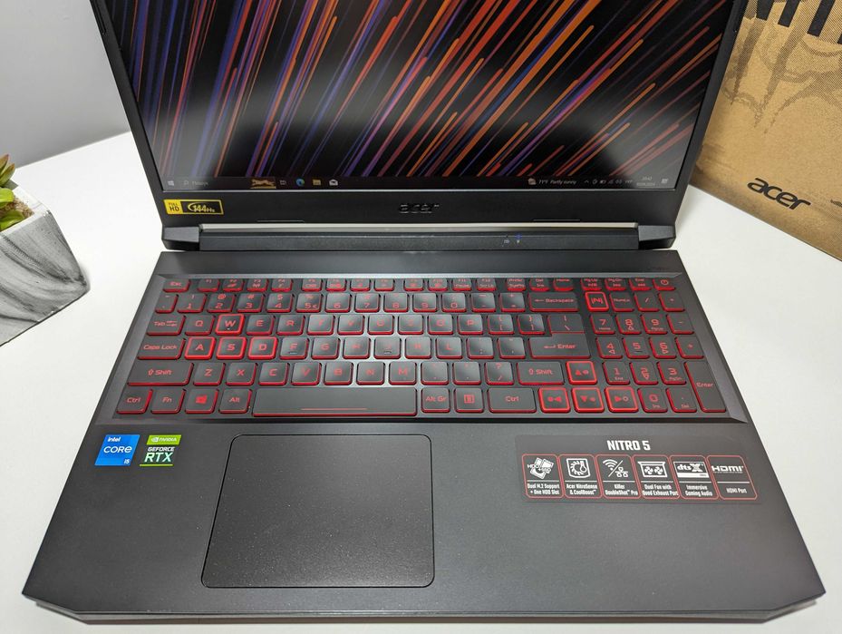 LAPTOP GAMINGOWY Acer Nitro RTX 3050 Ti i5-11400H 144hz Komputer